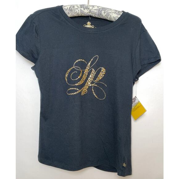 NWT Southpole Fashion Top - Size L - Embellished‎ Southpole Logo - Picture 1 of 11
